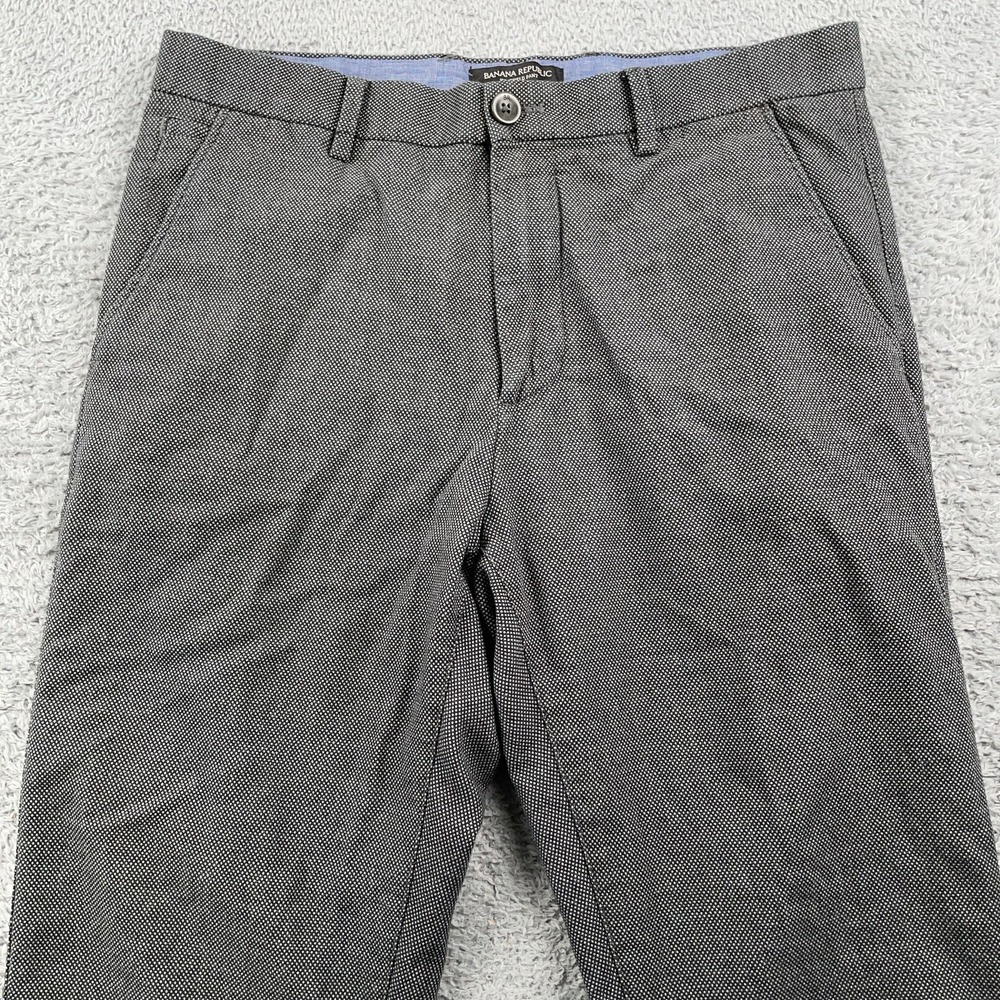 Banana Republic Pants Mens 32x32 Grey Kentfield Cotton Dress Chino Casual